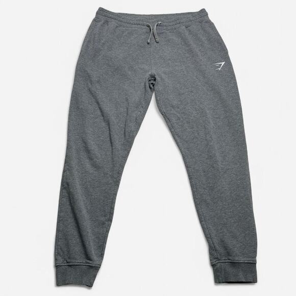 Gymshark Other - Gymshark Essential Fleece Jogger Sweatpants Gray Logo Men’s Large